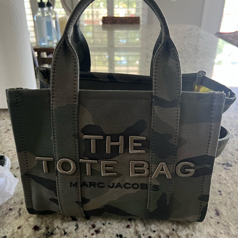 Marc Jacobs Small Camo Jacquard Tote Bag